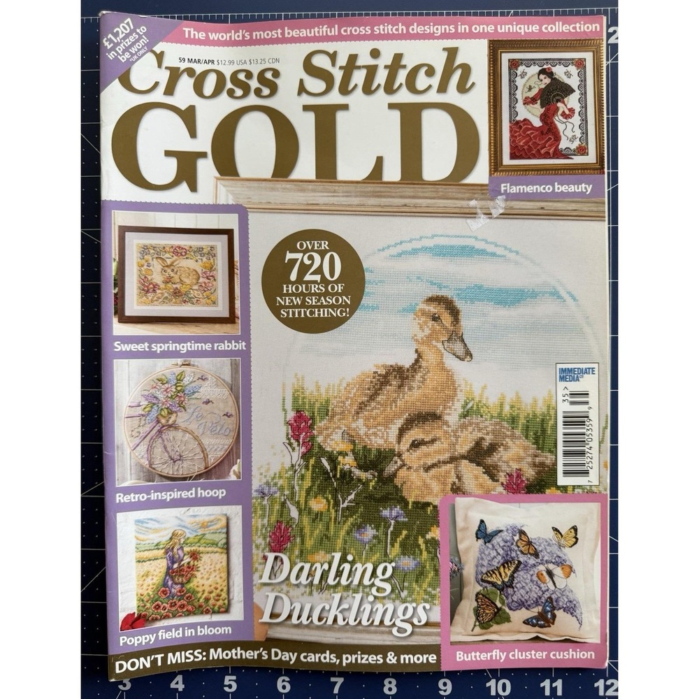 Cross Stitch GOLD Magazine #59 March/April Darling Ducklings Multiple Projects